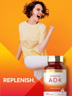 Foto 6 | Foto 6 | Suplemento Carlyle Vitamin ADK 150 Cápsulas Blandas sin OGM sin Gluten - Venta Internacional