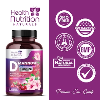 Foto 4 | Foto 4 | Suplemento Health Nutrition Naturals Con D-manosa y Arándano - Venta Internacional