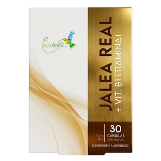 Foto 1 | Foto 1 | Jalea Real + Vitamina B1 Tiamina 30 Caps Best Health Suplemento Alimenticio
