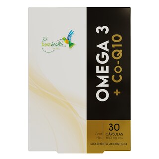Foto 1 | Foto 1 | Omega 3 + Coq10 30 Cápsulas Best Health Antioxidante