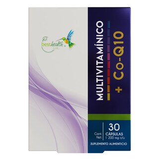 Foto 1 | Foto 1 | Multivitamínico + Coq10 30 Cápsulas Best Health Con Vitaminas Y Minerales