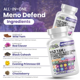 Foto 4 | Foto 4 | Suplemento Meno Defend de Clean Nutra para el Equilibrio Hormonal en Mujeres - Venta Internacional