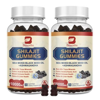 Foto 1 | Foto 1 | Suplemento Gummies B Beworths Shilajit Sea Moss con Semillas Negras - Venta Internacional