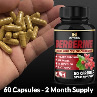 Foto 3 | Foto 3 | Suplemento Clorhídrico de Berberina con Canela De Ceilán Y Cúrcuma 60 Cápsulas - Venta Internacional