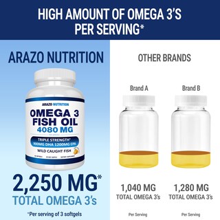 Foto 5 | Foto 5 | Suplemento Arazo Nutrition Omega 3 60 Cápsulas-Venta Internacional