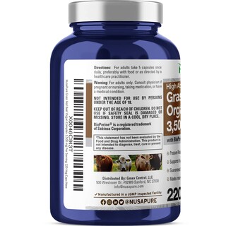 Foto 3 | Foto 3 | Suplemento Nusapure Complejo De Órganos De Carne De Res Alimentada Con Pasto 220 Cápsulas - Venta Internacional