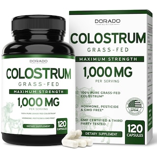 Foto 1 | Foto 1 | Suplemento Dorado Nutrition Calostro 1000 mg 120 Cápsulas Veganas - Venta Internacional