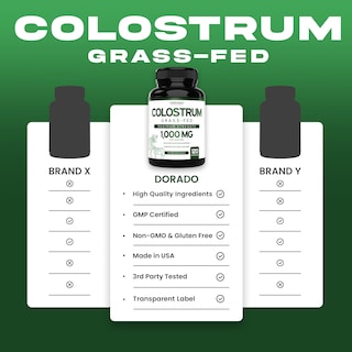 Foto 5 | Foto 5 | Suplemento Dorado Nutrition Calostro 1000 mg 120 Cápsulas Veganas - Venta Internacional