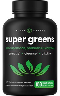 Foto 1 | Foto 1 | Suplemento Nutrachamps Organic Super Greens 150 Cápsulas - Venta Internacional