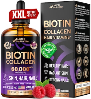 Foto 1 | Foto 1 | Suplemento Nutraharmony de Biotina Líquida y Colágeno 60000 Mcg - Venta Internacional