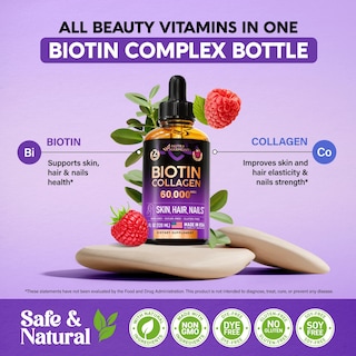 Foto 3 | Foto 3 | Suplemento Nutraharmony de Biotina Líquida y Colágeno 60000 Mcg - Venta Internacional