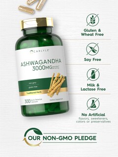 Foto 5 | Foto 5 | Suplemento Carlyle Ashwagandha 3000 mg 300 Cápsulas - Venta Internacional