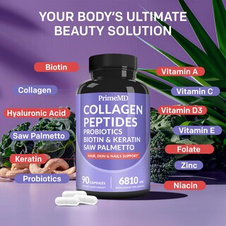 Foto 2 | Foto 2 | Suplemento Primemd 27 en 1 con Biotina 10000 mcg - Venta Internacional
