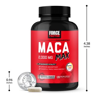 Foto 7 | Foto 7 | Suplemento Force Factor Maca Max 2000 mg 120 Cápsulas - Venta Internacional