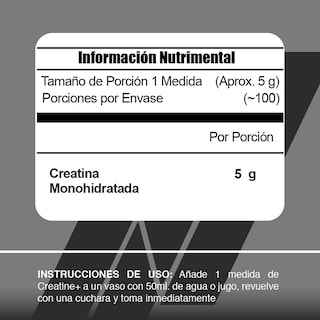 Foto 3 | Foto 3 | Suplemento Alimenticio Creatina Meta Nutrition sin Sabor 500 g