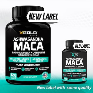 Foto 6 | Foto 6 | Suplemento X Gold Health Ashwagandha De 5000 Mg + Raíz De Maca - Venta Internacional.