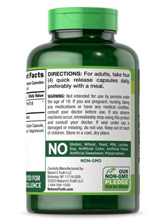 Foto 6 | Foto 6 | Suplemento Nature's Truth, Cápsulas De Raíz De Remolacha, 2000 Mg, 180 Unidades - Venta Internacional.