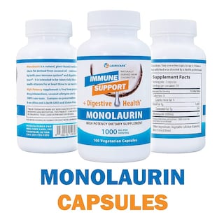 Foto 2 | Foto 2 | Suplemento Lauricare Monolaurin 1000 Mg 100 Cápsulas - Venta Internacional.