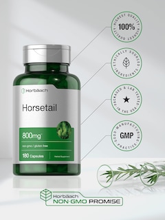 Foto 5 | Foto 5 | Suplemento Horbäach Horbäach, Cápsulas De Hierba De Cola De Caballo, 800 Mg, 180 Unidades - Venta Internacional.