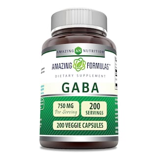 Foto 1 | Foto 1 | Suplemento Amazing Formulas, Gaba, 750 Mg, Cápsulas Vegetarianas, 200 Unidades - Venta Internacional.