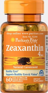 Foto 1 | Foto 1 | Suplemento En Cápsulas Blandas De Zeaxantina Puritan's Pride De 4 Mg - 60 Unidades - Venta Internacional.