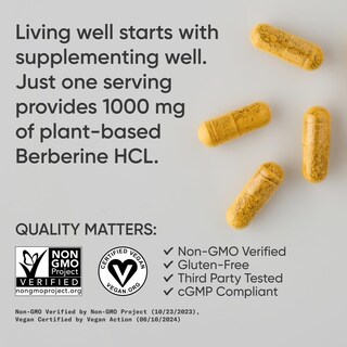 Foto 4 | Foto 4 | Suplemento Sports Research Berberine 1000 Mg 60 Cápsulas - Venta Internacional.