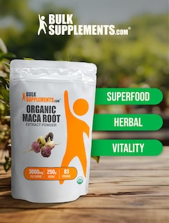 Foto 5 | Foto 5 | Suplemento Bulksupplements.com Extracto De Raíz De Maca Orgánica 3000 Mg - Venta Internacional.