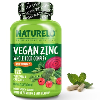 Foto 1 | Foto 1 | Suplemento Naturelo, Complejo Alimenticio Integral De Zinc Vegano, 120 Cápsulas - Venta Internacional.
