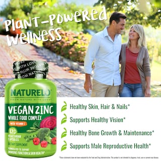 Foto 6 | Foto 6 | Suplemento Naturelo, Complejo Alimenticio Integral De Zinc Vegano, 120 Cápsulas - Venta Internacional.