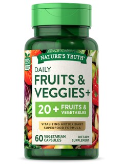 Foto 1 | Foto 1 | Suplemento Nature's Truth Super Fruits & Veggies 60 Cápsulas - Venta Internacional.