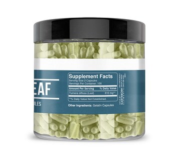 Foto 3 | Foto 3 | Suplemento Earthborn Elements Damiana Leaf 200 Cápsulas - Venta Internacional.