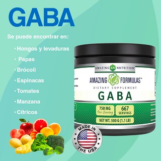Foto 3 | Foto 3 | Amazing Formulas Gaba Powder Reducción Estrés Ansiedad 500 G