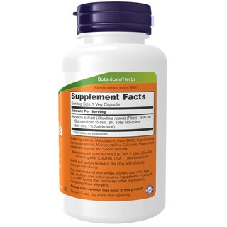 Foto 2 | Foto 2 | Suplemento Now Foods Rhodiola 500 Mg 120 Cápsulas Vegetarianas - Venta Internacional