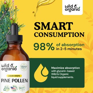 Foto 4 | Foto 4 | Suplemento De Tintura De Polen De Pino Silvestre Y Orgánico 120 Ml - Venta Internacional.