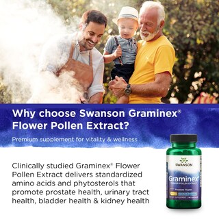 Foto 6 | Foto 6 | Suplemento De Polen De Flores Graminex Ultra Strength De Swanson - Venta Internacional.