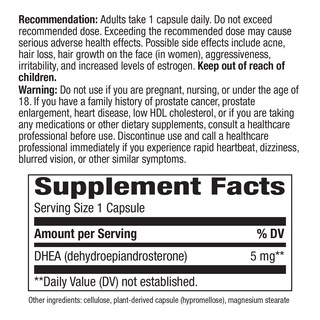 Foto 2 | Foto 2 | Suplemento Nature's Way Youthful You Dhea 5 Mg 60 Cápsulas - Venta Internacional.