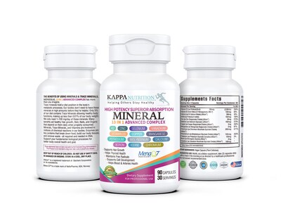 Foto 7 | Foto 7 | (90 Cápsulas) Complejo Avanzado Kappa Nutrition Mineral 13 En 1 - Venta Internacional.