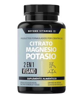 Foto 1 | Foto 1 | Citrato de Magnesio + Potasio 1500 mg Beyond Vitamins con Plátano en Polvo 180 Cápsulas