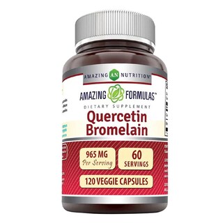 Foto 1 | Foto 1 | Amazing Formulas Quercetin Bromelain 965 Mg Quercetina Y Bromelina Antioxidante Antiinflamatorio Salud Cardiovascula120 Cápsulas