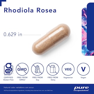 Foto 3 | Foto 3 | Suplemento Pure Encapsulations Rhodiola Rosea 90 Cápsulas - Venta Internacional.