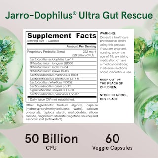 Foto 6 | Foto 6 | Suplemento Jarro-dophilus Ultra Gut Rescue De Jarrow Formulas - Venta Internacional.