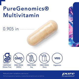 Foto 3 | Foto 3 | Suplemento Multivitamínico Puregenomics De Pure Encapsulations, 30 Cápsulas - Venta Internacional.