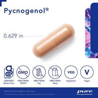 Foto 3 | Foto 3 | Suplemento Pure Encapsulations Pycnogenol 100 Mg 30 Cápsulas - Venta Internacional.