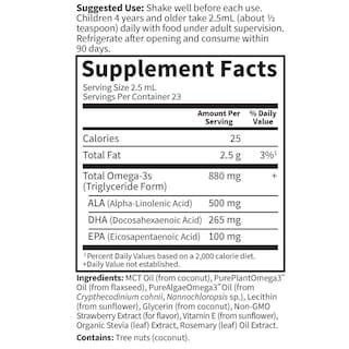 Foto 5 | Foto 5 | Suplemento Garden Of Life Plant Omega-3 Ala, Dha Y Epa De Garden Of Life, 60 Ml - Venta Internacional.