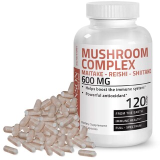 Foto 1 | Foto 1 | Suplemento Bronson Triple Mushroom Complex 600 Mg 120 Cápsulas - Venta Internacional.