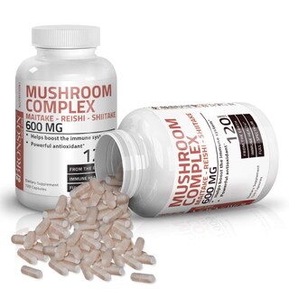 Foto 6 | Foto 6 | Suplemento Bronson Triple Mushroom Complex 600 Mg 120 Cápsulas - Venta Internacional.