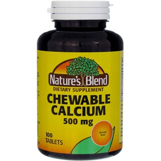 Foto 2 | Foto 2 | Tabletas Masticables De Calcio Nature's Blend Bavarian Cream 500 Mg - Venta Internacional.
