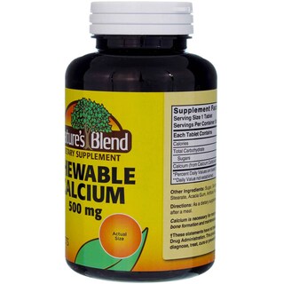 Foto 6 | Foto 6 | Tabletas Masticables De Calcio Nature's Blend Bavarian Cream 500 Mg - Venta Internacional.