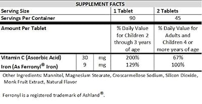 Foto 6 | Foto 6 | Suplemento De Hierro Masticable Nutritipure Ferronyl /carbonyl Iron - Venta Internacional.