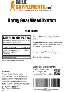 Foto 7 | Foto 7 | Suplemento Bulksupplements.com Extracto De Hierba De Cabra En Celo 250 G - Venta Internacional.